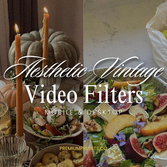 Aesthetic Vintage Video Filter & LUT Bundle