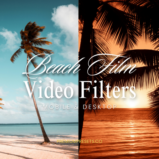 Beach Video Filter & LUT Bundle