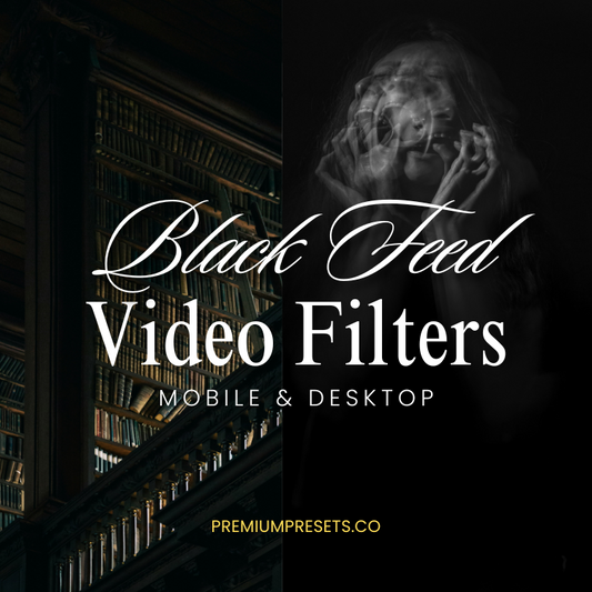 Black Feed Video Filter & LUT Bundle