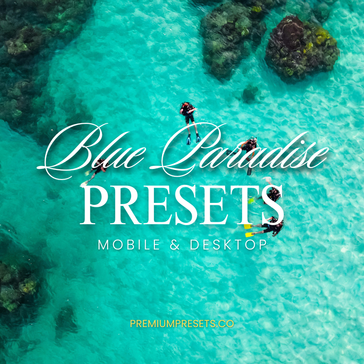 Blue Paradise Lightroom Preset Bundle