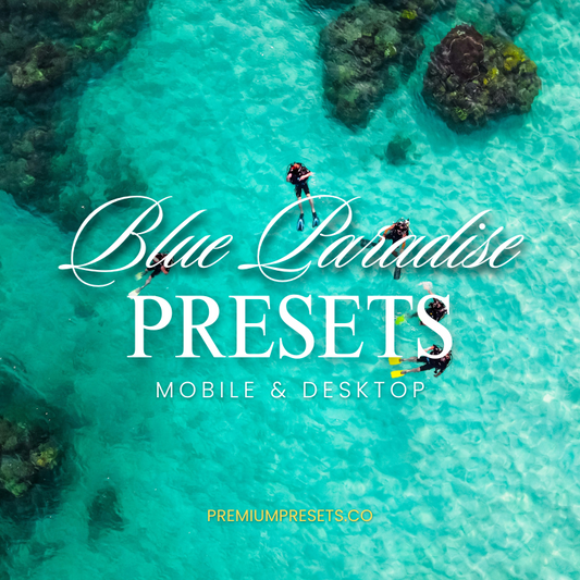 Blue Paradise Lightroom Preset Bundle