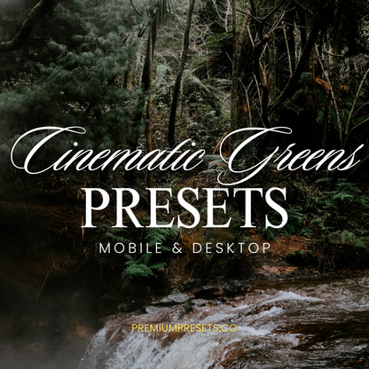 Cinematic Greens Lightroom Preset Bundle