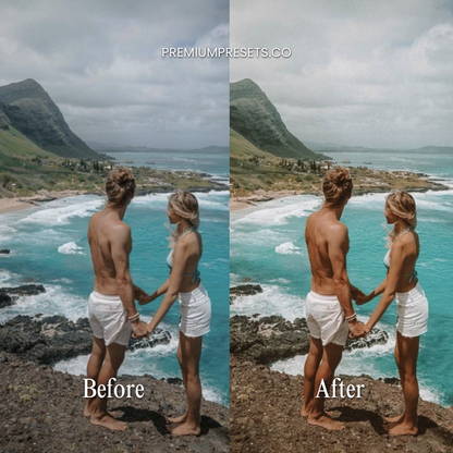 Blue Paradise Lightroom Preset Bundle