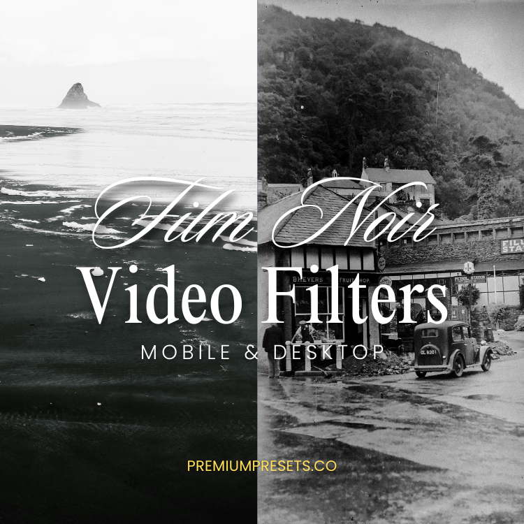 Film Noir Video Filter & LUT Bundle