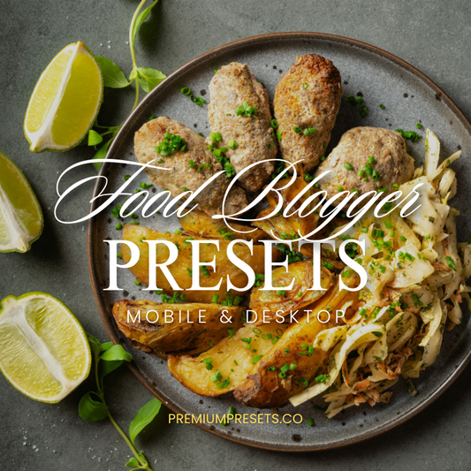 Food Blogger Lightroom Preset Bundle