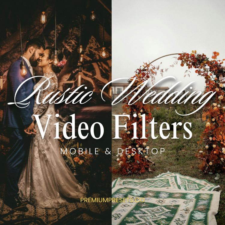 Rustic Wedding Video Filter & LUT Bundle