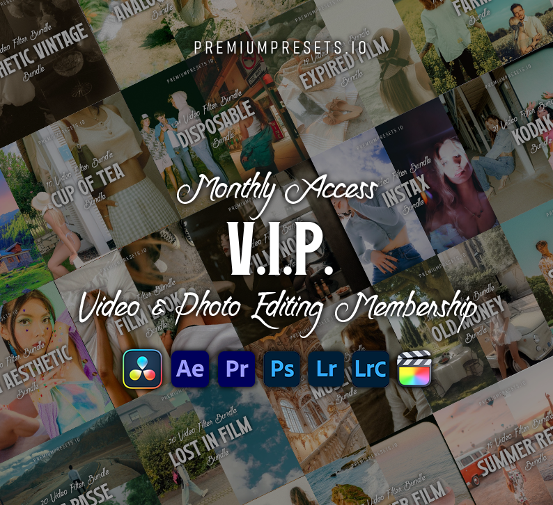 PREMIUM® Presets & Video Filters Membership